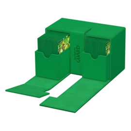 Twin Flip´n´Tray Deck Case 160+ Standard Size XenoSkin Green MonoColor