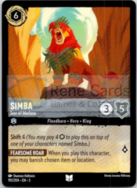 Simba - Son of Mufasa - 5SSK - 192/204