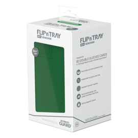 Flip´n´Tray Deck Case 80+ - Standard Size - XenoSkin - Green - MonoColor