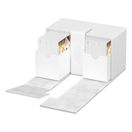 Twin Flip´n´Tray Deck Case 160+ Standard Size XenoSkin White MonoColor