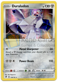 Duraludon - S&S Rebel Clash - 138/192 - Reverse