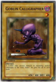 Goblin Calligrapher - 1st. Edition - SOD-EN004