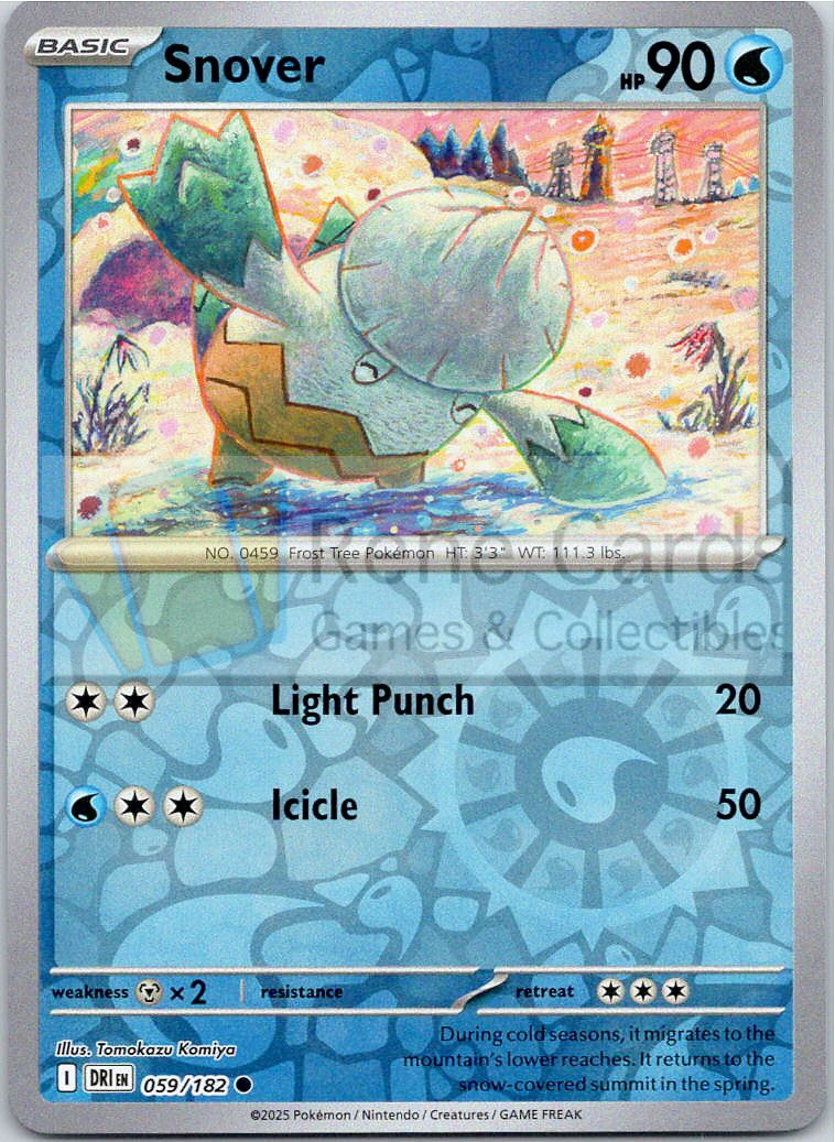 Snover - DRI  - 059/182 - Reverse