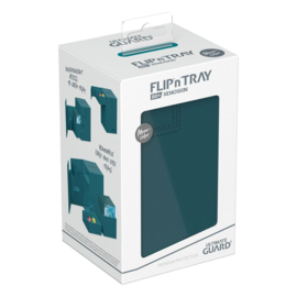 Flip´n´Tray Deck Case 80+ - Standard Size - XenoSkin - Petrol - MonoColor