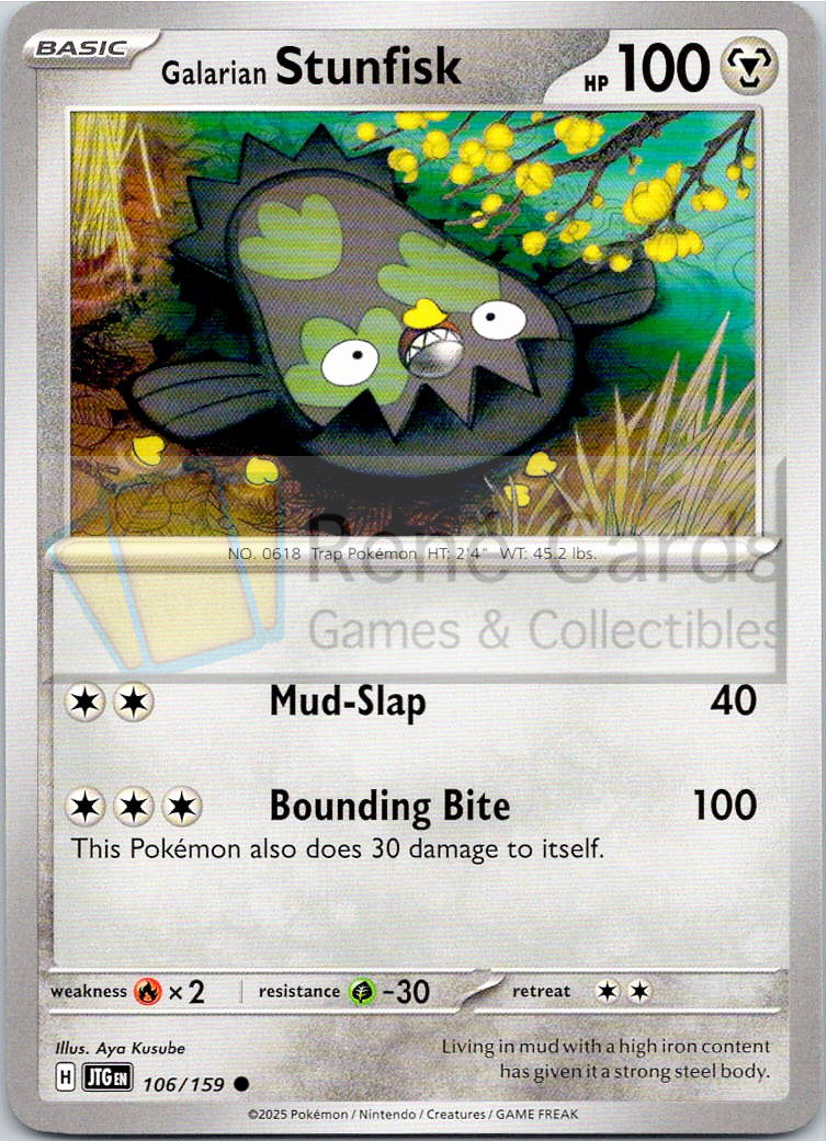 Galarian Stunfisk - JTG  - 106/159