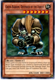 Green Baboon, Defender of the Forest - Unlimited - LCYW-EN165