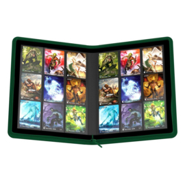 9-Pocket ZipFolio XenoSkin - Green