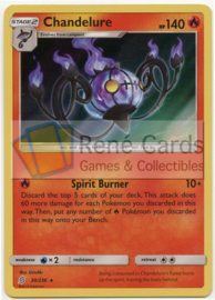 Chandelure - S&M UnMin - 30/236 - Reverse