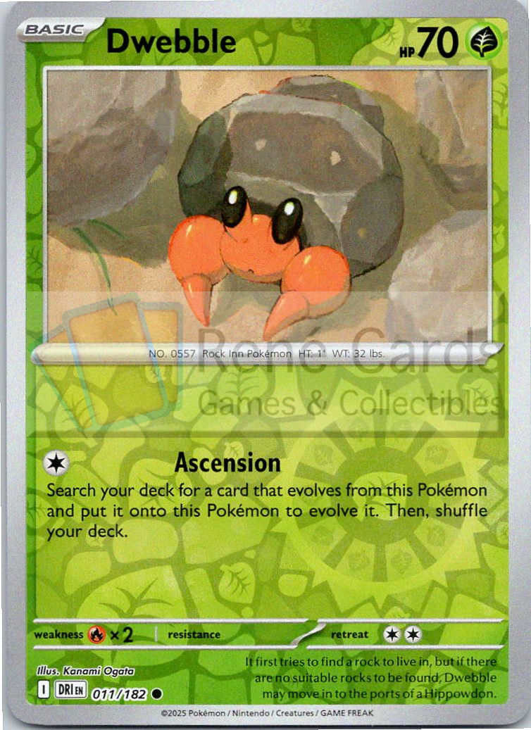 Dwebble - DRI  - 011/182 - Reverse
