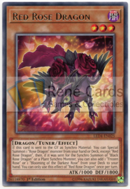 Red Rose Dragon - 1st. Edition - LED4-EN025