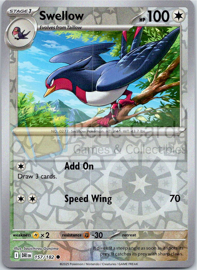 Swellow - DRI  - 157/182 - Reverse