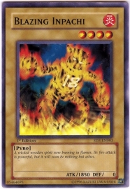 Blazing Inpachi - 1st Edition - SD3-EN003