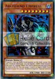 Archfiend Empress - 1st. Edition - LDS3-EN007 - Gold