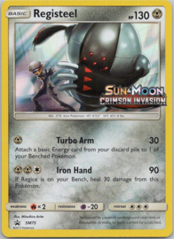 Registeel - SM75 - Promo - Crimson Invasion Prerelease participation promo