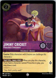 Jiminy Cricket - Pinocchio's Conscience - 2ROF-44/204 - Foil