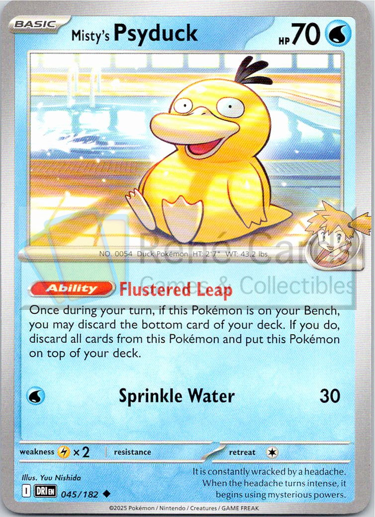 Misty's Psyduck - DRI  - 045/182