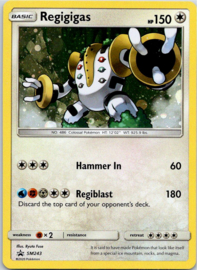 Regigas - SM243 - Promo - Tag Team Powers Collection