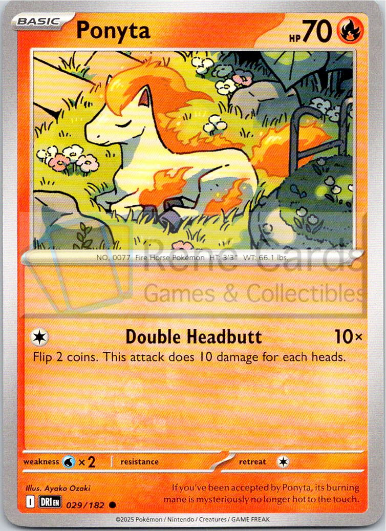 Ponyta - DRI  - 029/182
