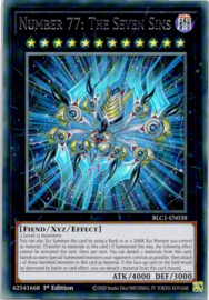 Number 77: The Seven Sins - 1st Edition - BLC1-EN038