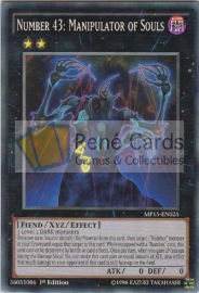 Number 43: Manipulator of Souls - 1st Edition - MP15-EN025