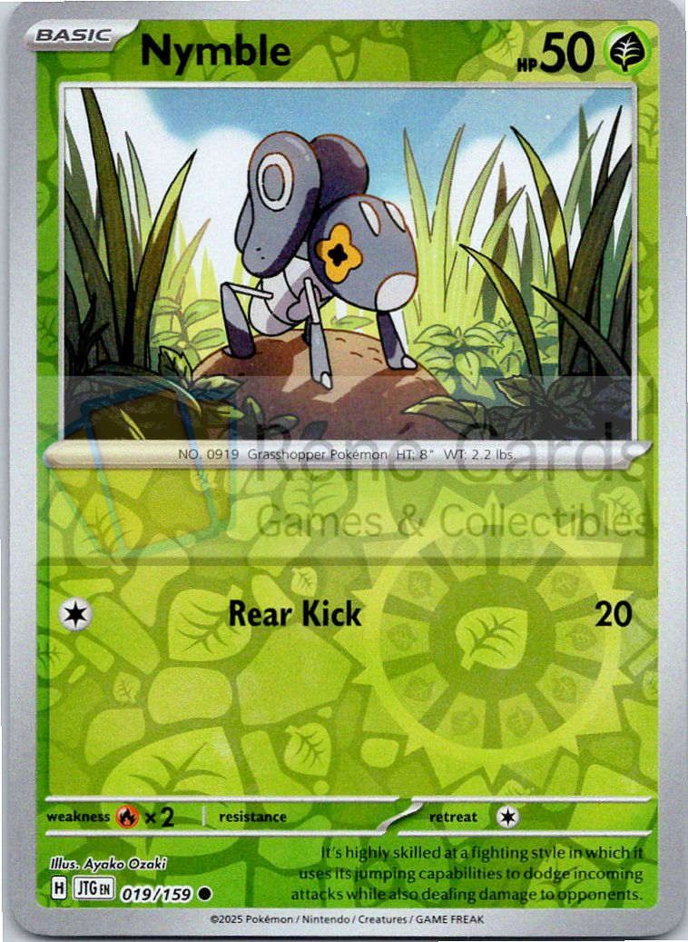 Nymble - JTG  - 019/159 - Reverse