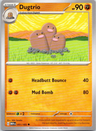 Dugtrio - MEW - 051/165