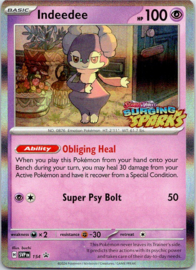 Indeedee [Staff] - SVP 154 - Surging Sparks Prerelease staff promo