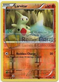 Larvitar - XY FaCo 40/124 - Reverse