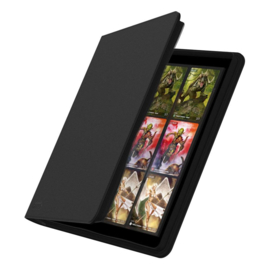 12-Pocket QuadRow ZipFolio XenoSkin Black