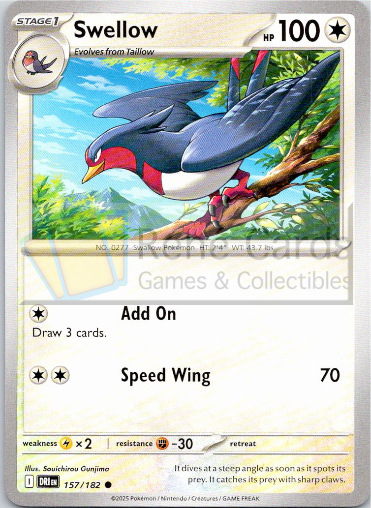 Swellow - DRI  - 157/182