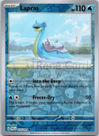 Lapras - PAF - 016/091 - Reverse