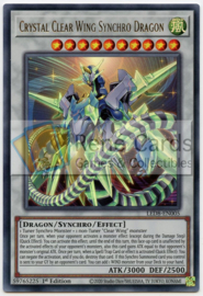 Crystal Clear Wing Synchro Dragon - 1st. Edition - LED8-EN005