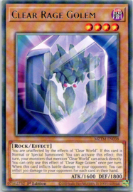 Clear Rage Golem - 1st Edition - MZTM-EN038
