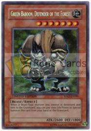 Green Baboon, Defender of the Forest - RP02- EN099