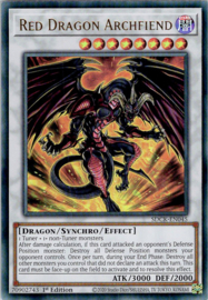 Red Dragon Archfiend - 1st. edition - SDCK-EN045