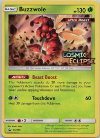 Buzzwole - SM218 - Promo - Cosmic Eclipse Prerelease participation promo