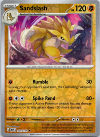 Sandslash - MEW - 028/165 - Reverse