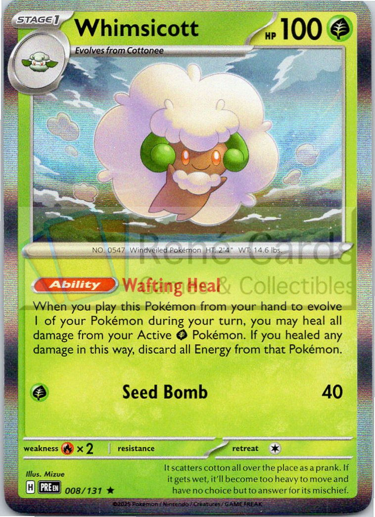 Whimsicott - PRE  - 008/131