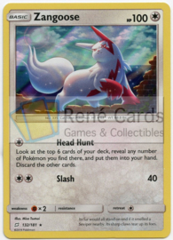 Zangoose - S&M TeaUp - 132/181 - Reverse