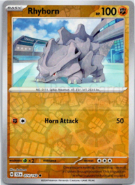 Rhyhorn - SCR - 074/142 - Reverse