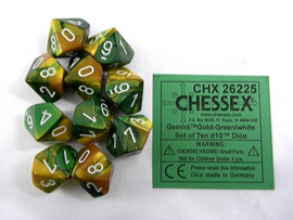 Gemini - Gold-Green/white