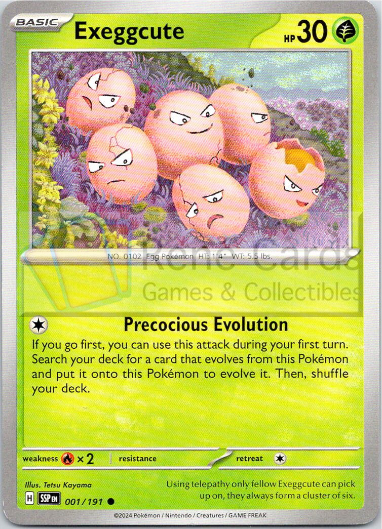 Exeggcute - SSP  - 001/191