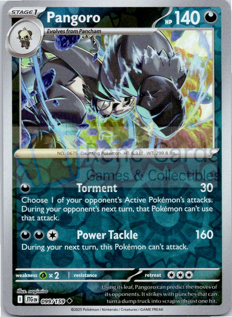 Pangoro - JTG  - 099/159 - Reverse