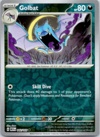 Golbat - MEW - 042/165 - Reverse