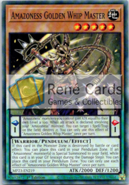 Amazoness Golden Whip Master - 1st. Edition - MP23-EN219