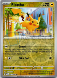 Pikachu - PAF - 018/091 - Reverse