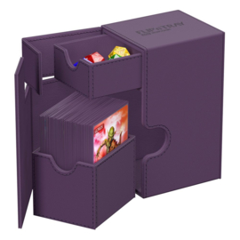 Flip´n´Tray Deck Case 80+ - Standard Size - XenoSkin - Purple - MonoColor