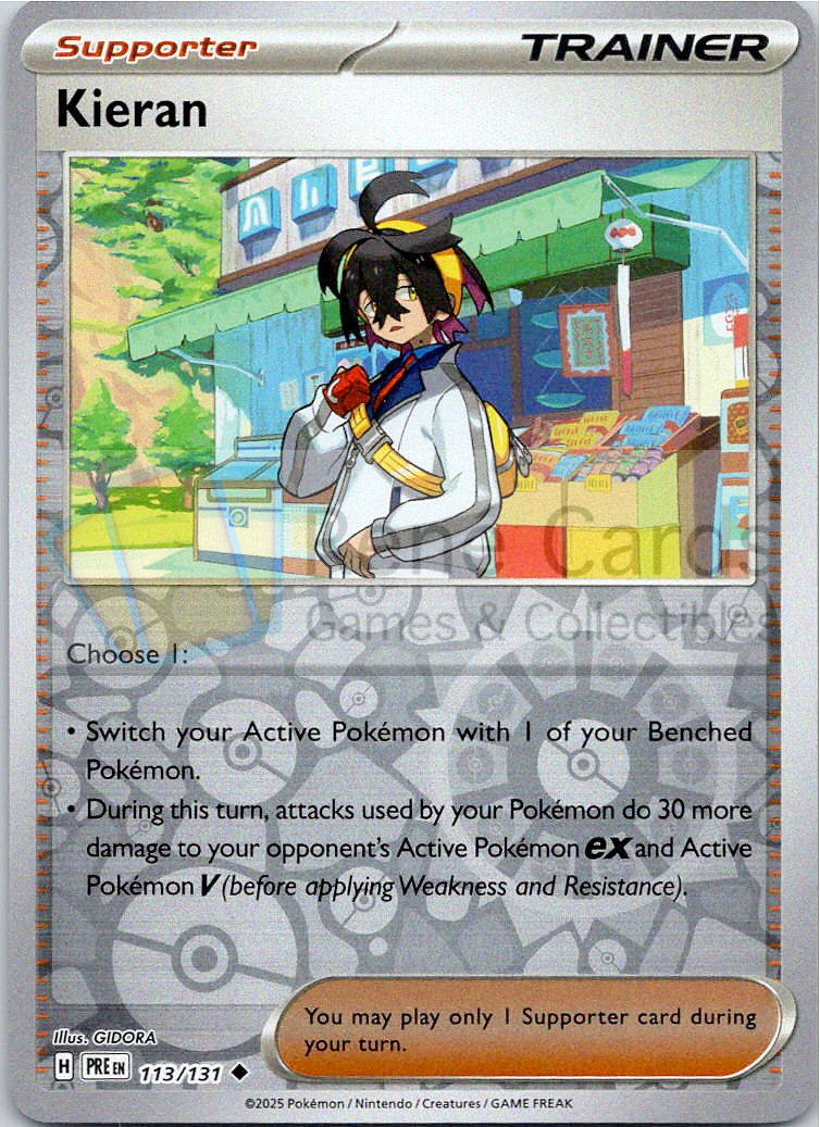 Kieran - PRE - 113/131 - Reverse Poke Ball