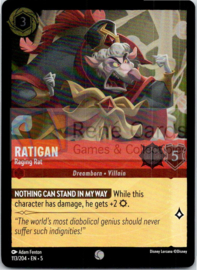 Ratigan - Raging Rat - 5SSK - 113/204 - Foil