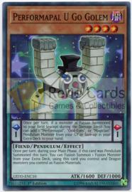 Performapal U Go Golem -  1st. Edition - LEDD-ENC10